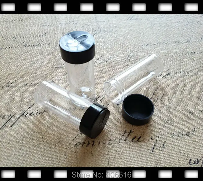 

2CM*5CM 20Pcs/Lot Black Jewelry Beads Carrying Cases Acrylic Boxes Holder DIY Jewelry Box