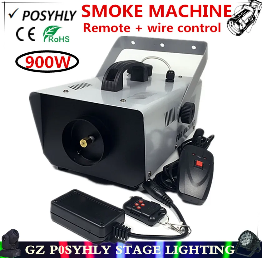 Дымовая машина 900 Вт профессиональный диджейский аппарат с дистанционным