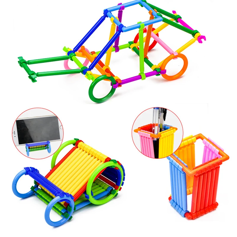 

HOT 1Pcs Clever intellect Building Blocks Puzzle Assembled Early education child DIY