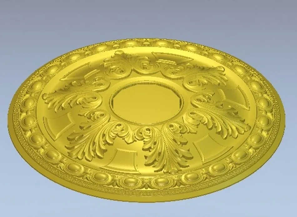 

3d model relief for cnc in STL file format rosette_43