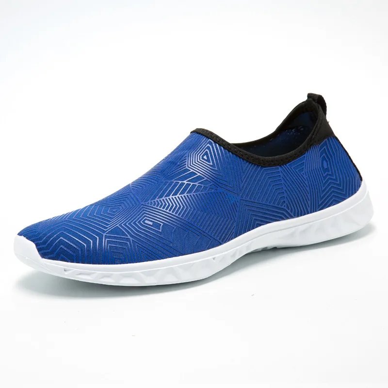 Мужские акватуфли сверхлегкие быстросохнущие пляжные туфли для воды прогулок на