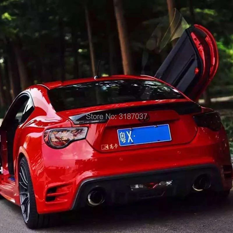 Для Toyota GT86 BRZ спойлер крыло 2013- ABS пластик Неокрашенный задний спойлер на крыло, крышу багажник губы крышка багажника автомобиля Стайлинг