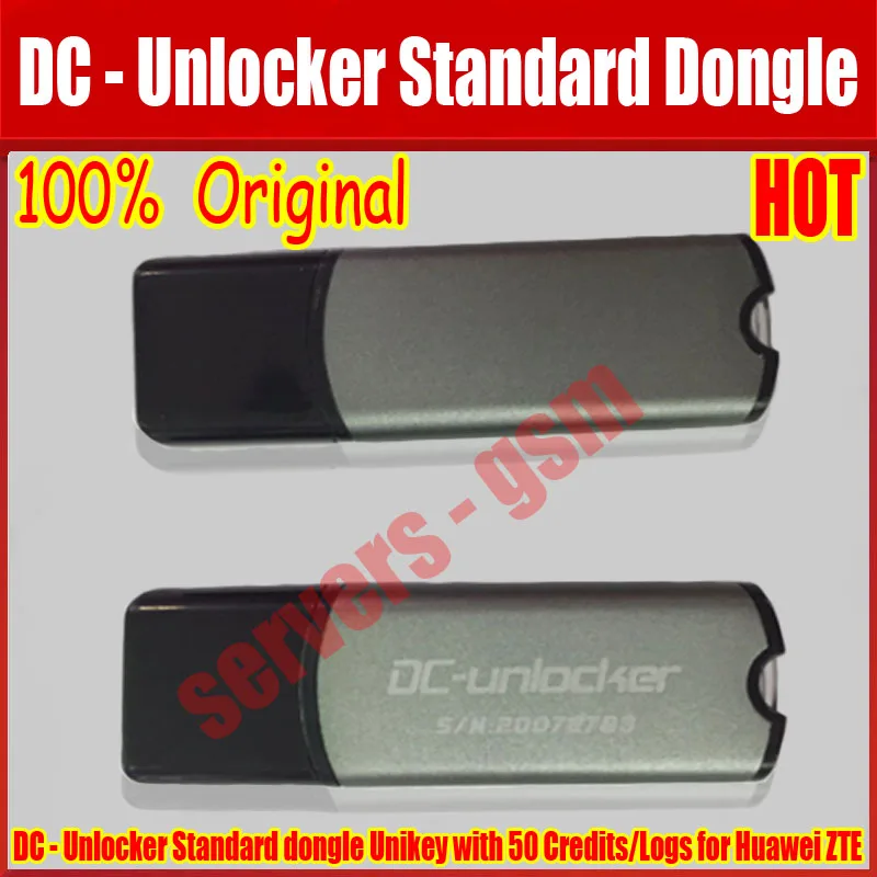 100% Оригинальный Стандартный ключ постоянного тока Unlocker Unikey с 50 кредитами/бревна