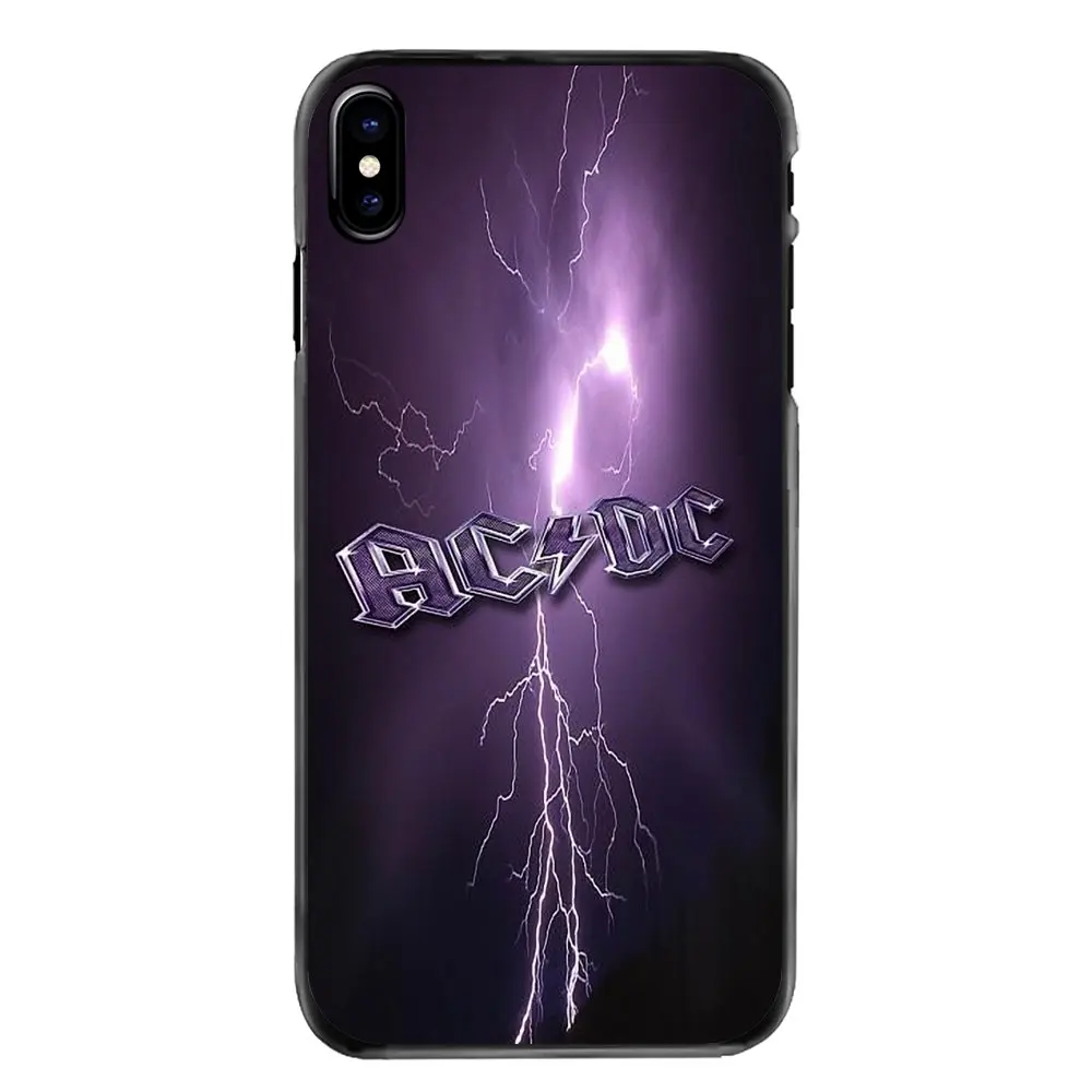Для iPhone 4 4S 5 5S 5C SE 6 S 7 8 Plus X XR XS Max iPod Touch музыкальный ремешок ACDC AC DC Malcolm Angus аксессуары