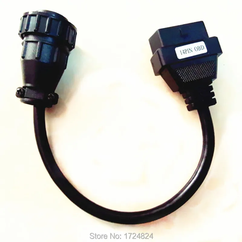 2017 New Arrival For MB Sprinter 14Pin To 16Pin OBD2 14 Pin OBD 2 OBDii Connection Adaptor Car Connector Cables | Автомобили и
