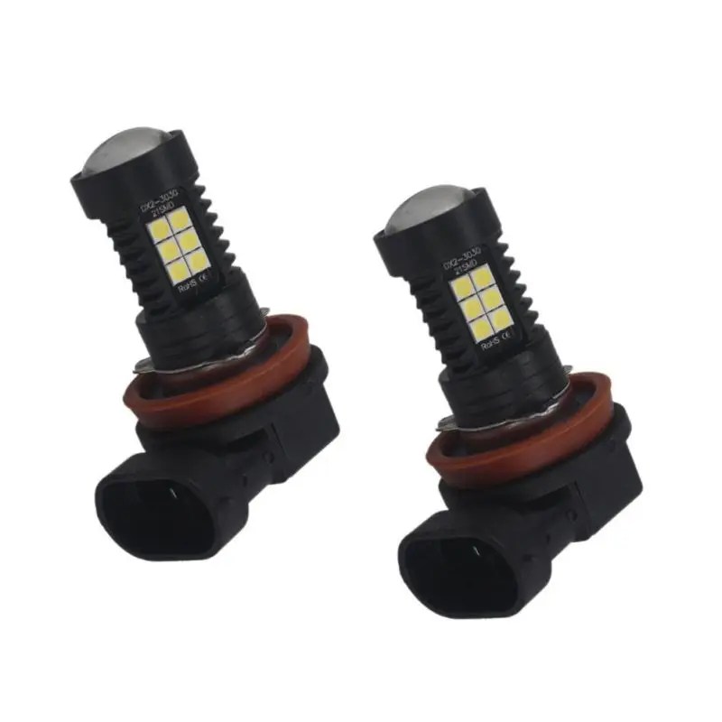 2 шт. H8 H11 Led HB4 9006 HB3 9005 Противотуманные фары s-Лампа 6000 лм K белая автомобильная