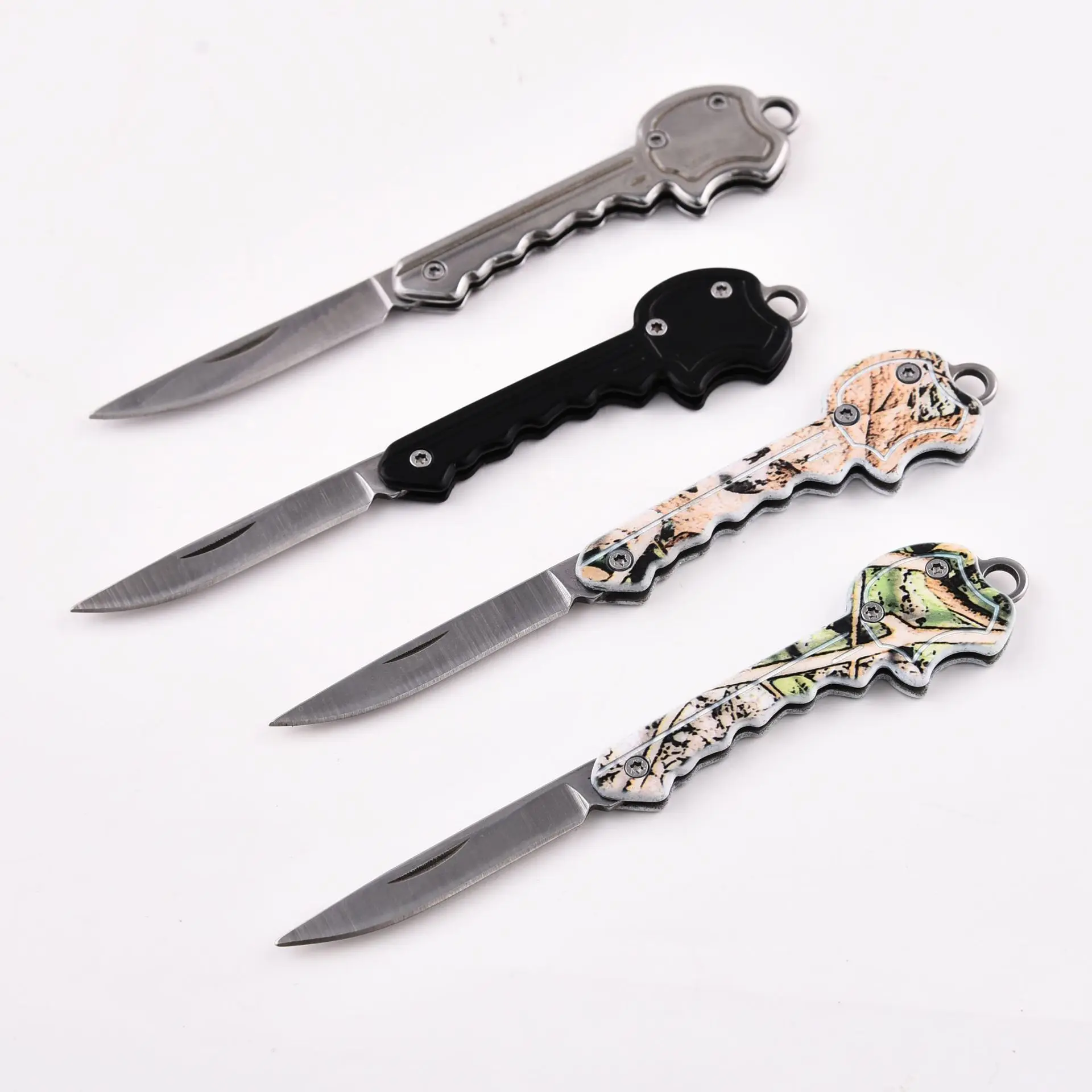 4/Цвет 2019 новый дизайн мини складной нож маленький ключ выживание на открытом