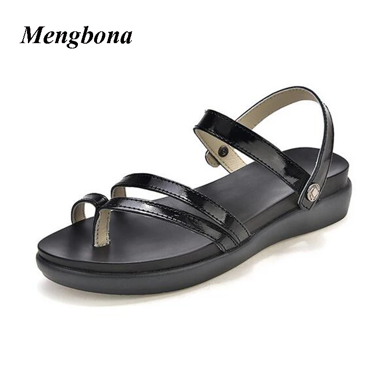 2017 Горячий дизайн Лето женщины сандалии Мода Плоские с женщинами пляжная обувь
