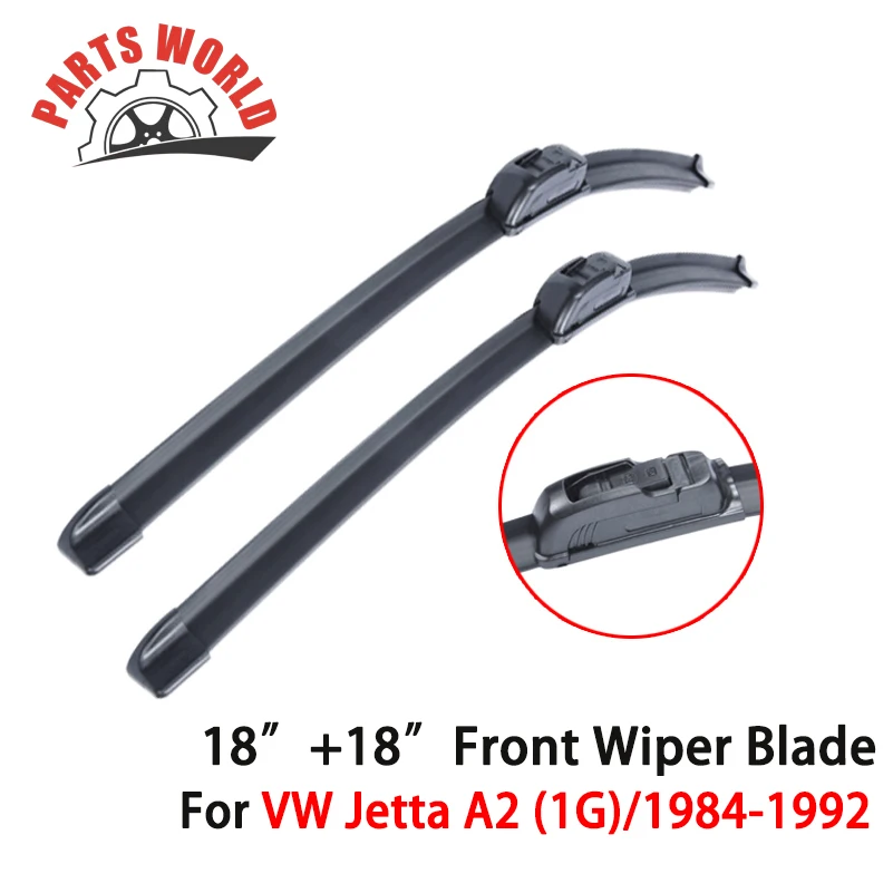 Пара 18 ''+ 18'' Щетка стеклоочистителя ветрового стекла для VW Jetta 2 (1G) 1984-1992