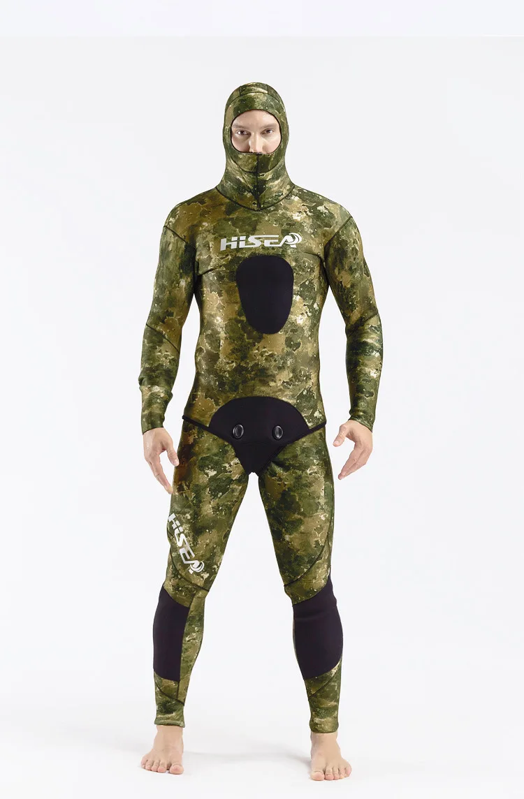 7 мм неопреновое камуфляжное пальто для глубокого дайвинга профессиональная