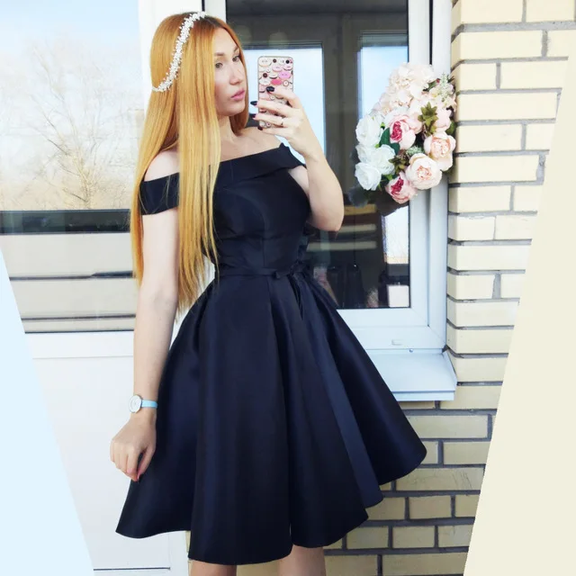 Dressv темно-зеленое элегантное платье для выпускного вечера дешевые трапециевидные драпированные платья до колен для выпускного вечера и выпускного вечера