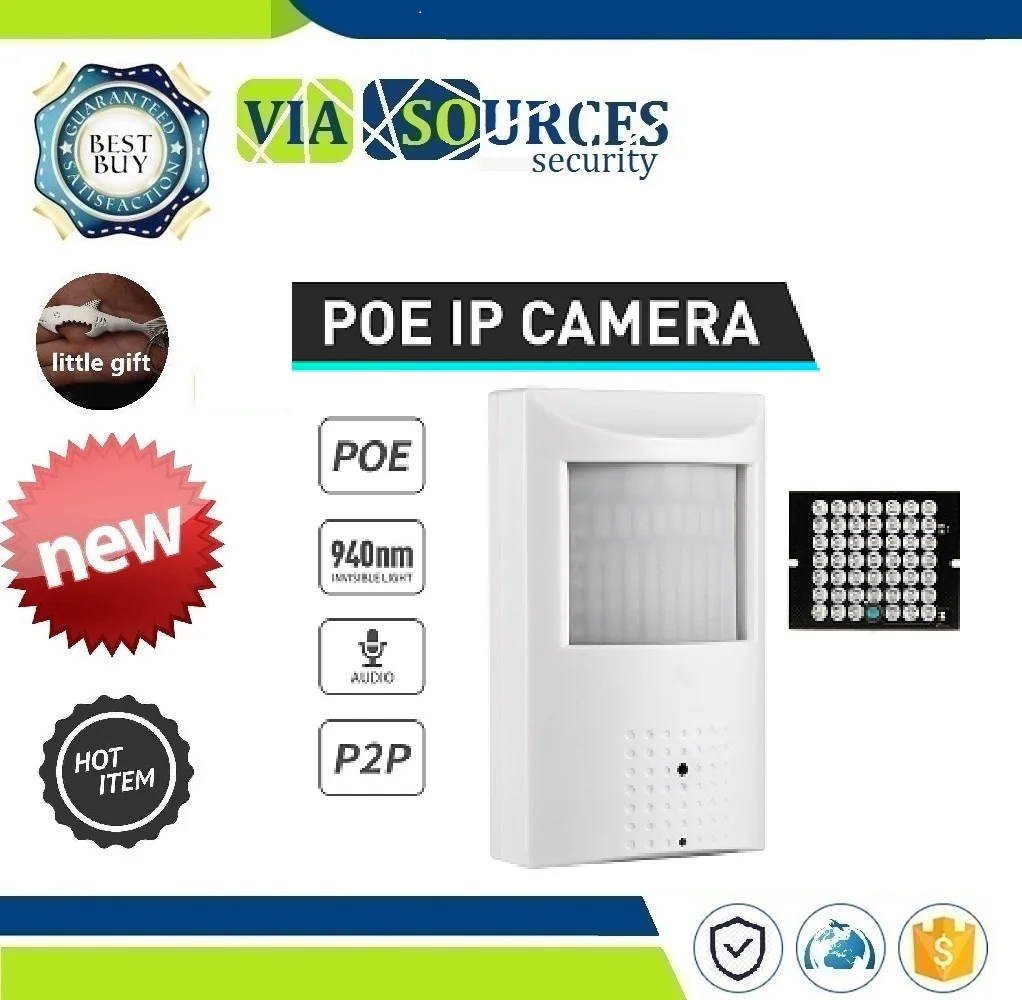 3 7 мм 48 светодиодный ИК безопасность ONVIF P2P CCTV 940nm Невидимый 1080P Скрытая ip-камера 2 0