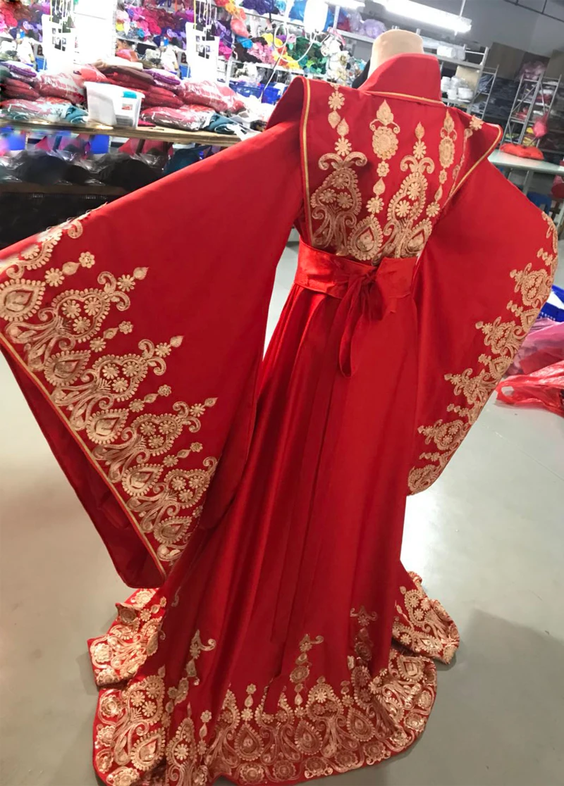 Династия Мин Великолепный красный свадебный костюм невесты Hanfu новейшая телевизионная игра Легенда Ming Lan