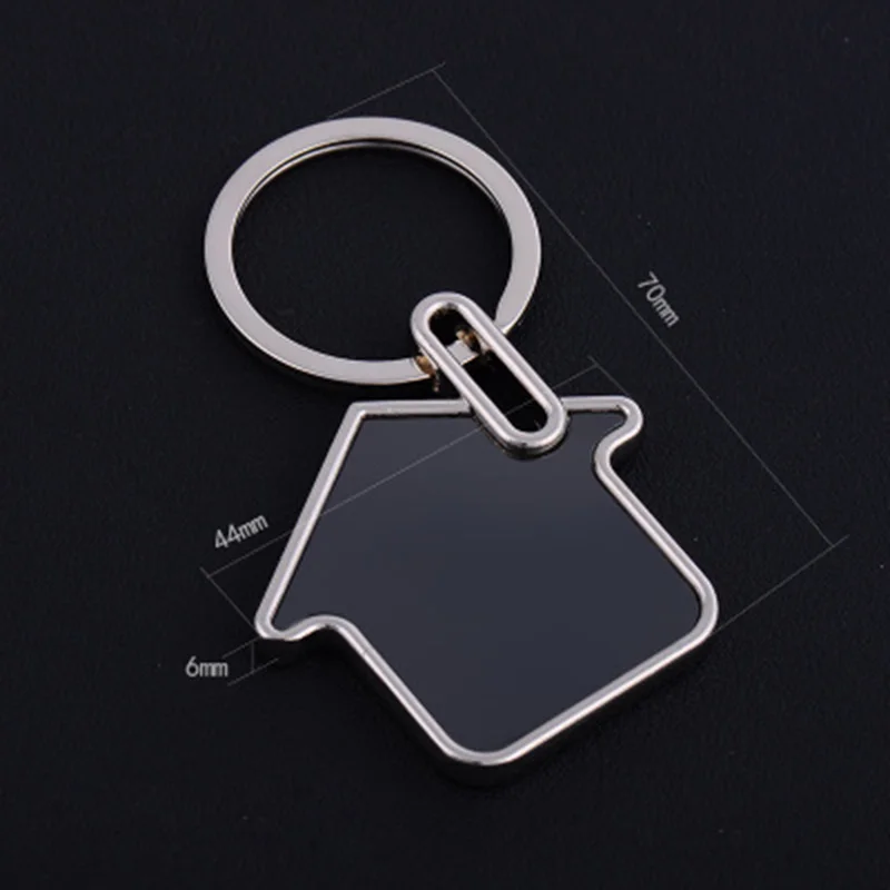 50 шт Вольфрамовая сталь дом металлическая цепочка для ключей высокое качество