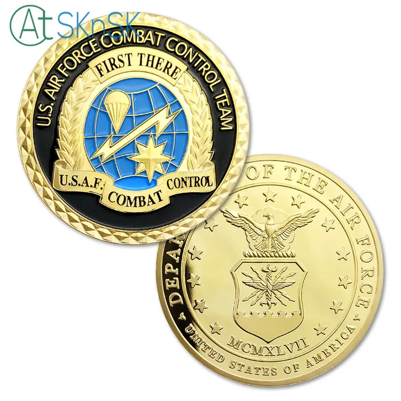 1/3/5/10 шт. Боевая команда ВВС США USAF Challenge Coins памятные коллекционные монеты
