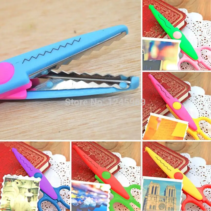 1 Набор/6 шт. ножницы для шитья ЗигЗаг|scissor diy|scissors for scrapbookingscissors school |