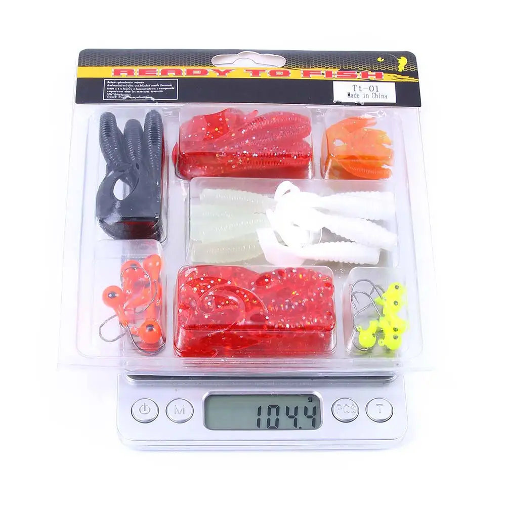 T Хвост Мягкая силиконовая приманка Jig Head крюк рыболовные приманки искусственные