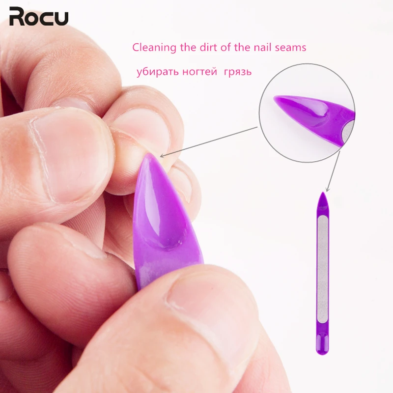 2Pcs Dual Sided Stainless Steel Metal Nail file Manicure Pedicure Tools Women Art File Care Set 141mm*17mm & 151mm*17mm|nail art file|nail filemetal