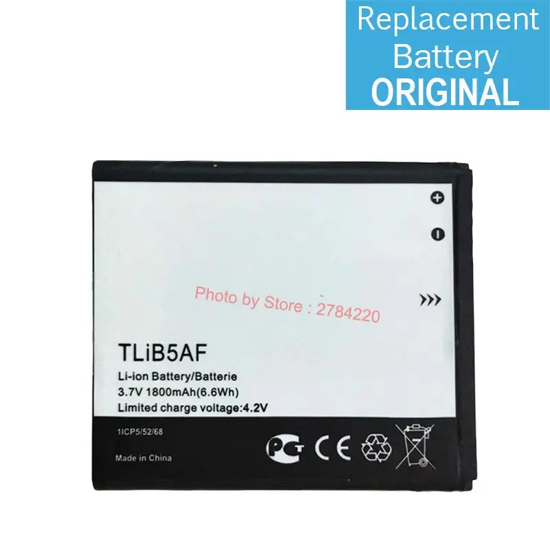 

3.7V 1800mAh For Alcatel One Touch X'Pop OT-5035D OT-5035E OT-5035Y 5035D 5035E Bateria Batterie mobile Phone Original Batteries