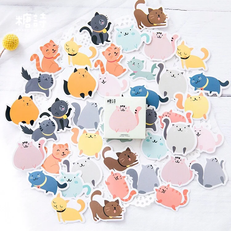 45 шт деко Скрапбукинг Дневник для ежедневника Kawaii Пингвин стикеры Abums тег