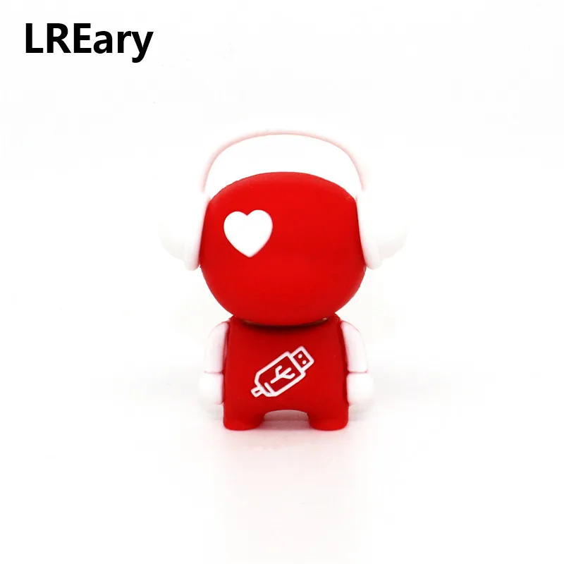 

Флеш-накопитель Red love heart music boy флэш-накопитель usb, 4/8/16/32 ГБ