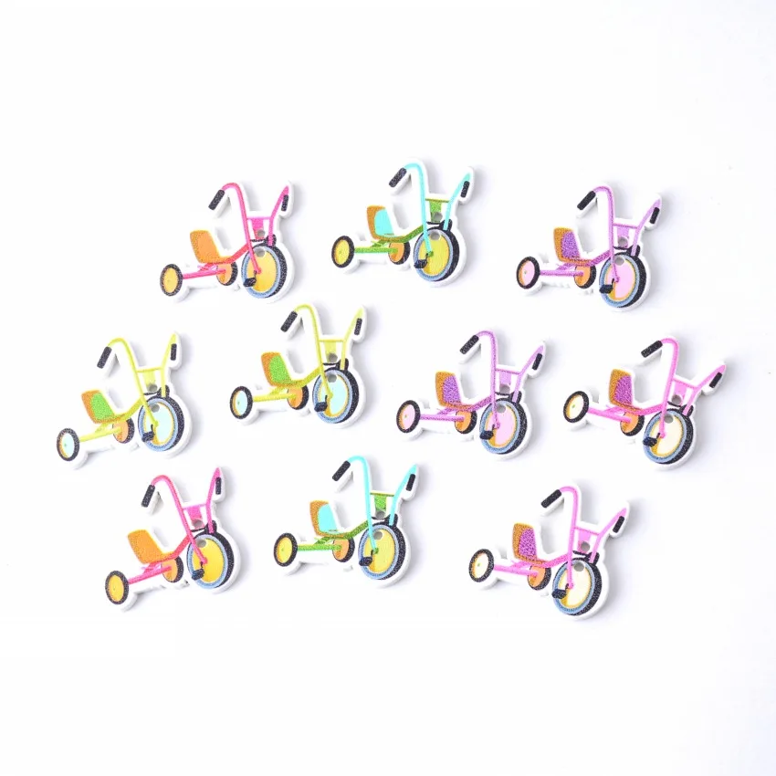 Бесплатная доставка-Горячие новые случайные 100 шт Смешанные 2 отверстия