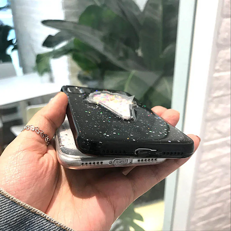 LOVECOM милый Блестящий разноцветный чехол с мороженым для iPhone XS Max XR 6 6S 7 8 Plus X полный корпус мягкий ТПУ Телефон задняя крышка подарок