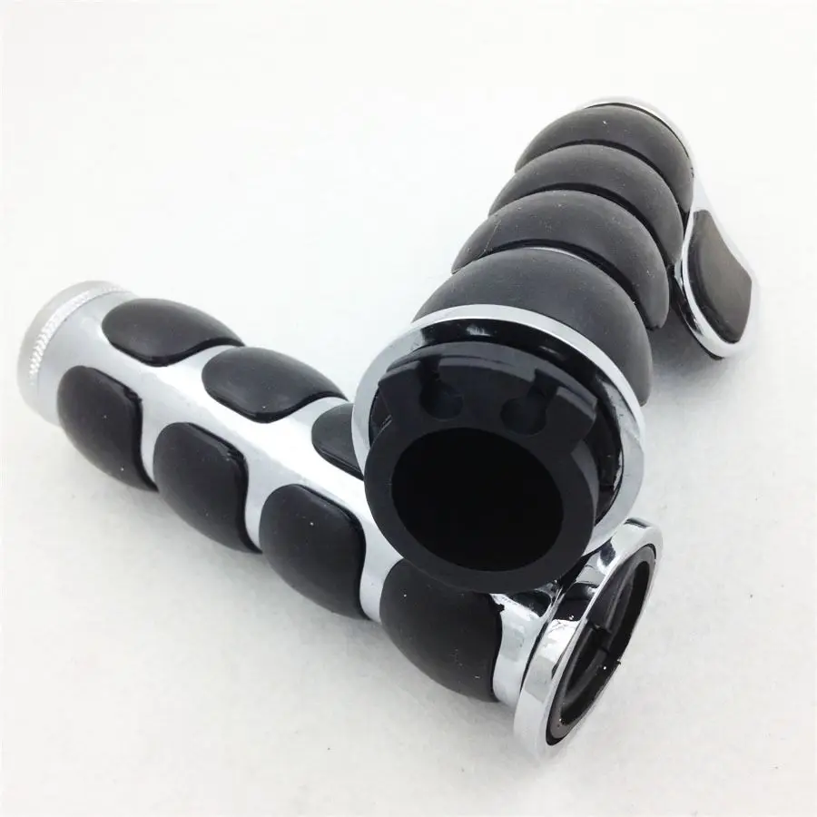 Manopole Moto для Suzuki Kawasaki Yamaha Harley Chopper 1 дюйм хромированные вспомогательные стержни