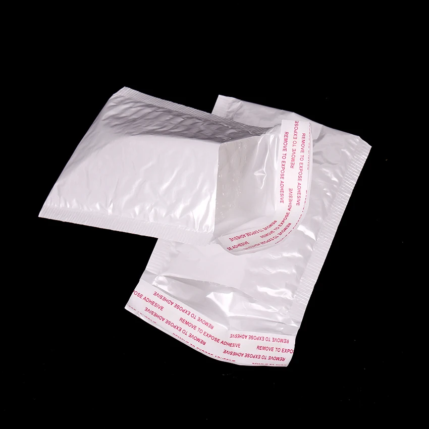 10 шт./лот белая жемчужная пленка пузырчатый конверт водонепроницаемая упаковка