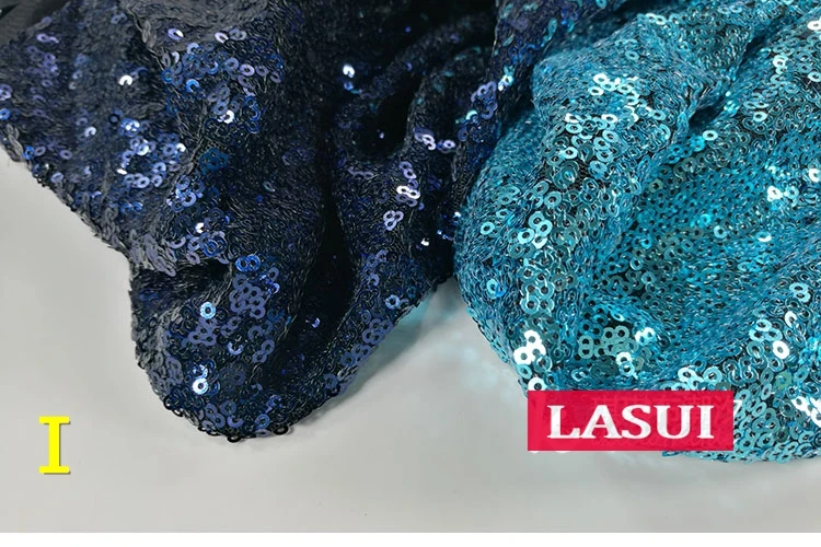 LASUI, новинка, 20 цветов, Доступно 3 мм, шифрование блесток, градиентная сетка, кружевная ткань, вечернее платье, одежда для шоу, вечерние платья, ткань W0041