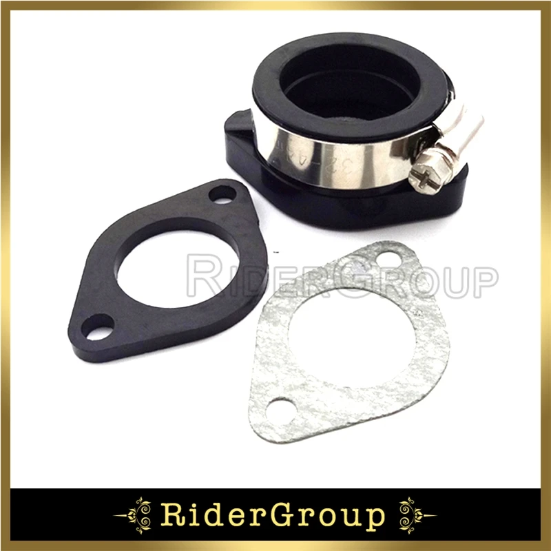 Впускной адаптер прокладка фланца трубы для Mikuni VM24 Keihin PE24 26 28 OKO Carb Карбюратор яма Dirt Motor Trail Bike