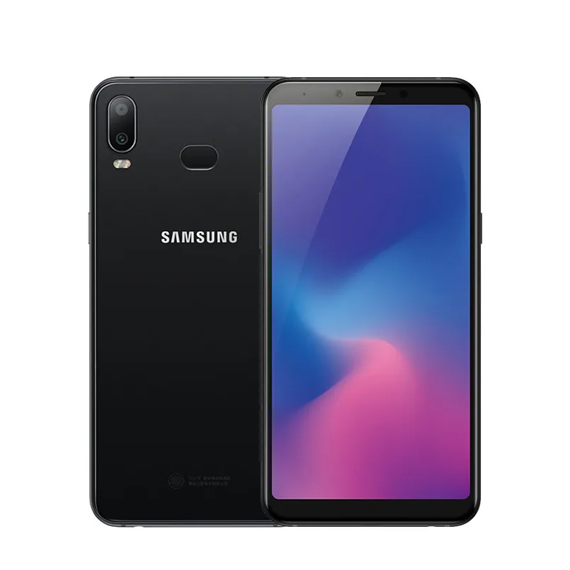 BLACK Смартфон samsung Galaxy A6s G6200 6," 6 ГБ ОЗУ 64 Гб/128 Гб ПЗУ Восьмиядерный мобильный телефон Snapdragon 660 3300 мАч Мобильный телефон Android - Цвет: BLACK