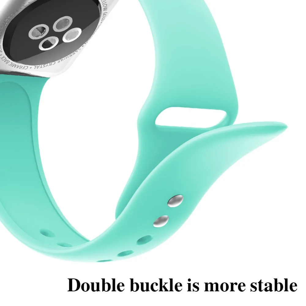 Мягкая силиконовая лента для Apple watch 5 4 3 2 1 ремешок 42 мм 38 мм сменный ремешок для браслета ремешок для часов 44 мм для iwatch 4 3 2 1 40 мм ремешок