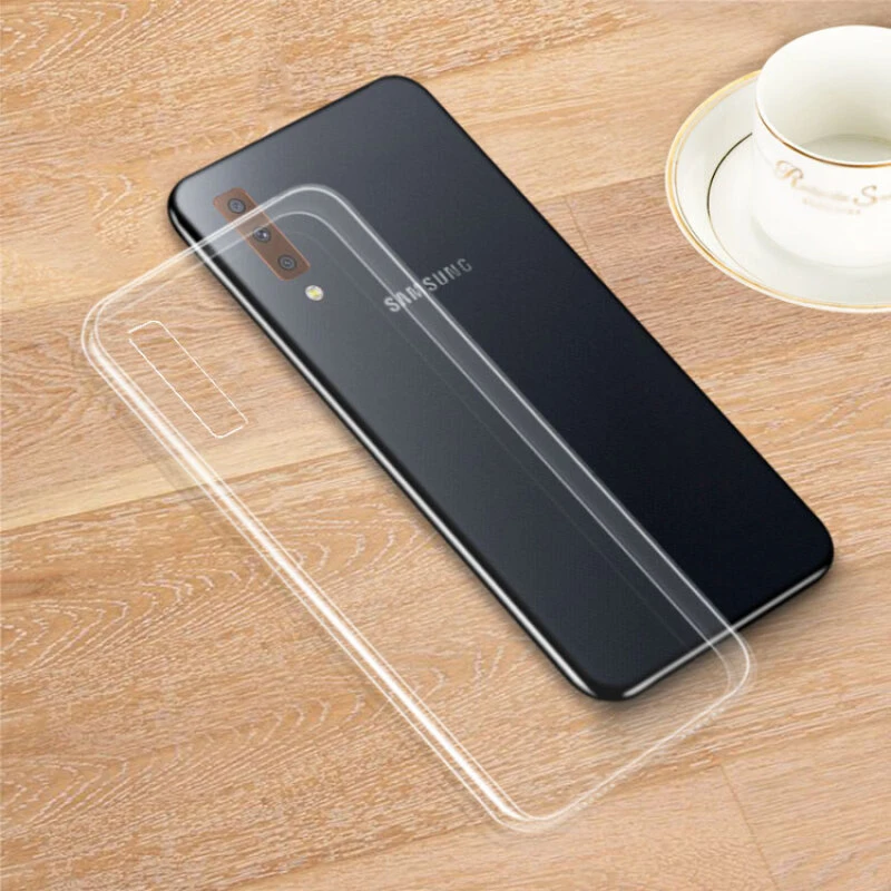 For Samsung Galaxy A7 2018 Transparent Protective Soft TPU Back Cover Silicone Phone Case for 750 A750F SM-A750F |