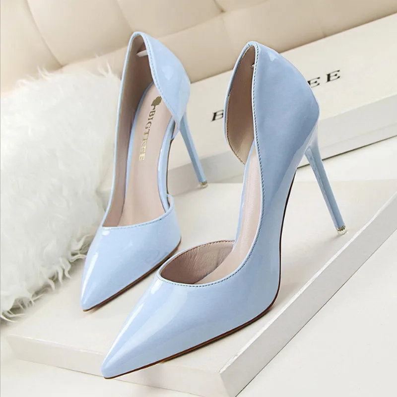 Туфли VTOTA женские на тонком каблуке 10 5 см заостренный носок обувь для свадьбы