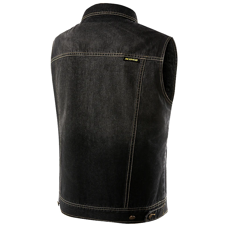 Жилет мотоциклетный SCOYCO 2020 защитный джинсовый жилет в стиле ретро повседневная