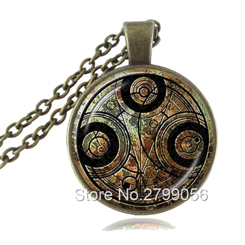 Ожерелье &quotДоктор Кто&quot с отметкой времени в галлифриане кулон стиле стимпанк
