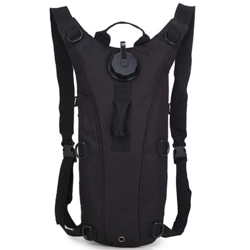 Black ULTRA-TRI 3L гидратации тактический рюкзак Открытый Туризм; Кемпинг рюкзак для поездок на велосипеде с водным пузырьком - Цвет: Black