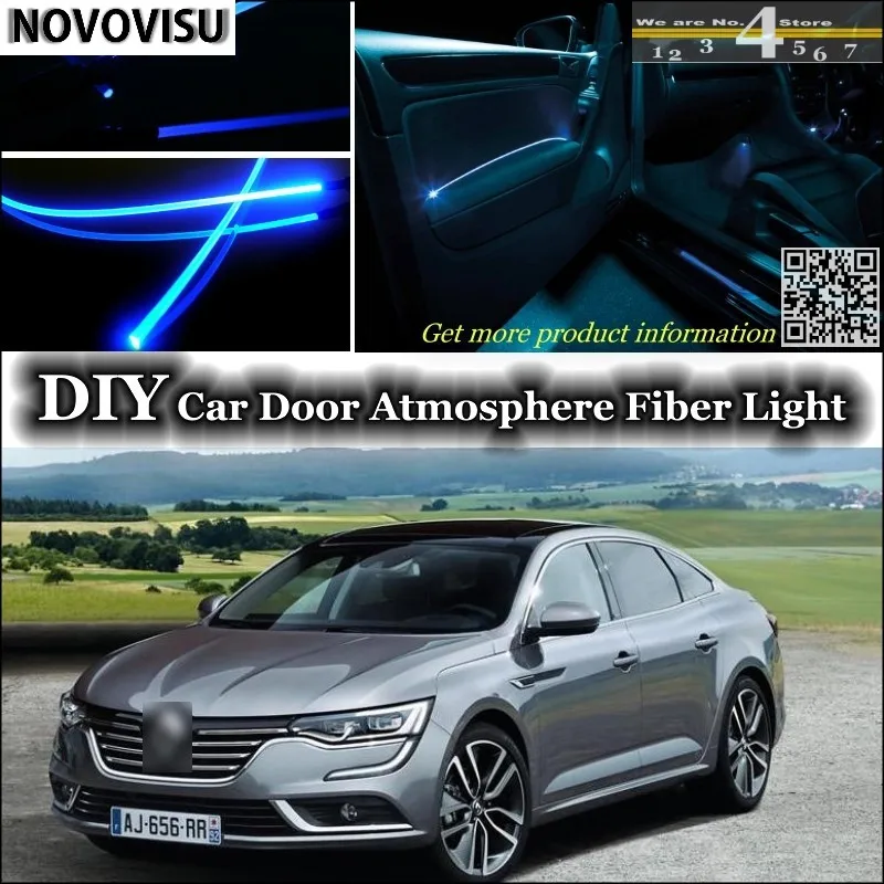 NOVOVISU для Renault Talisman / Samsung SM7 внутреннее освещение атмосфера оптоволоконная лента