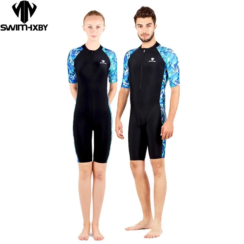 Купальник HXBY для мужчин Арена плавание купальники с черным принтом соревнований