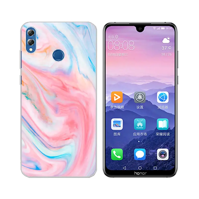 Arvin Мягкий ТПУ чехол для Huawei Honor 8X прозрачный силиконовый 5X 6X V8 8 4X 4A 5C Fundas Max Protector |