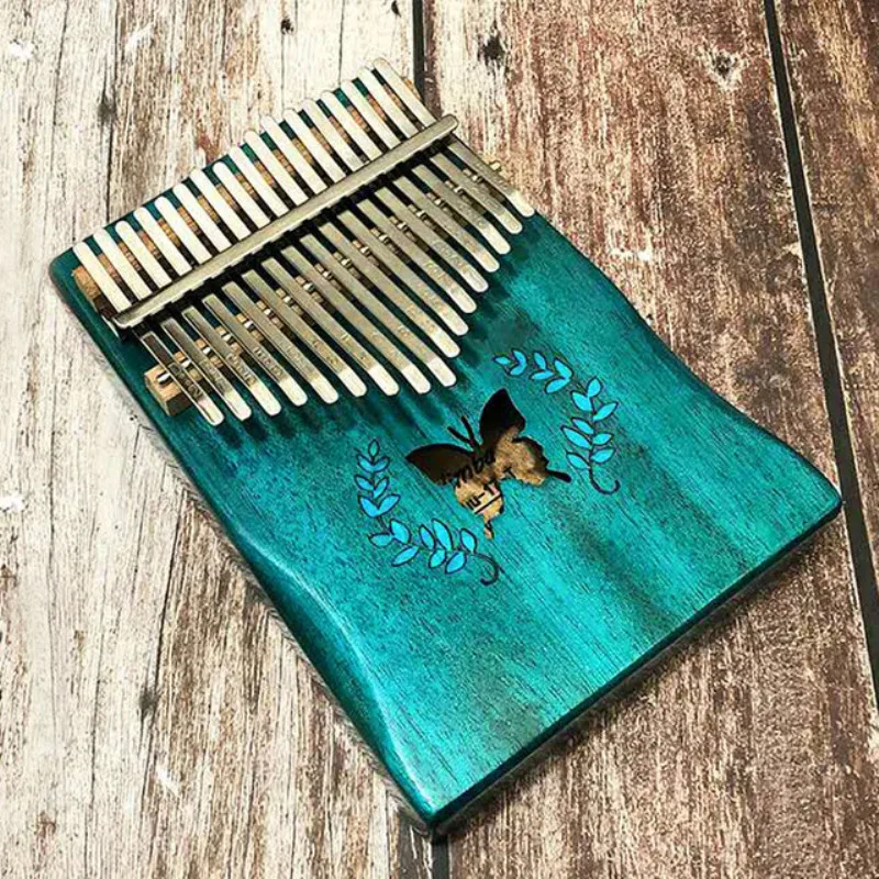 Пианино 17 клавиш на палец Kalimba Mbira Sanza большой пианино карманный размер для