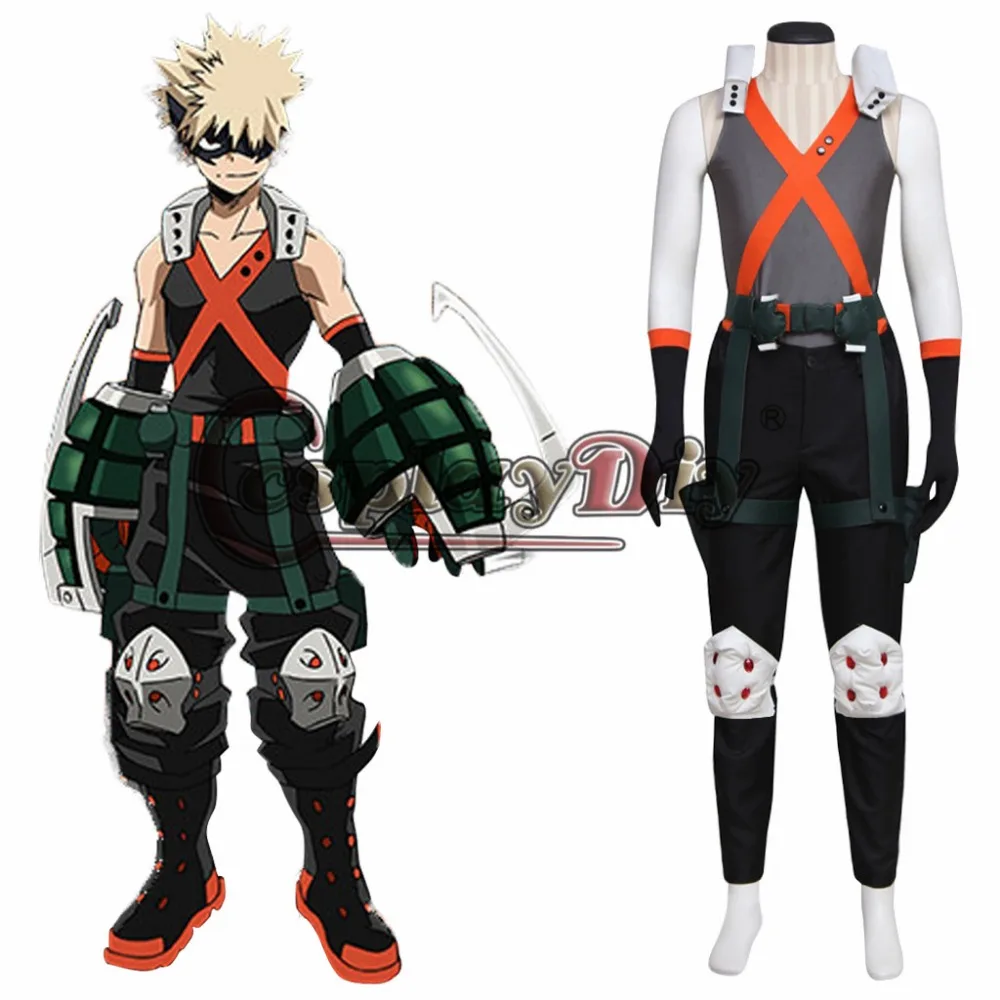 Boku no Hero academic Bakugou костюм кацуки для косплея унисекс My наряд нарядное платье на