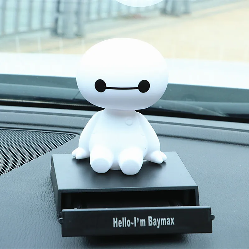 Tancredy новый мультфильм пластик робот Baymax неваляшка рисунок автомобиля украшения
