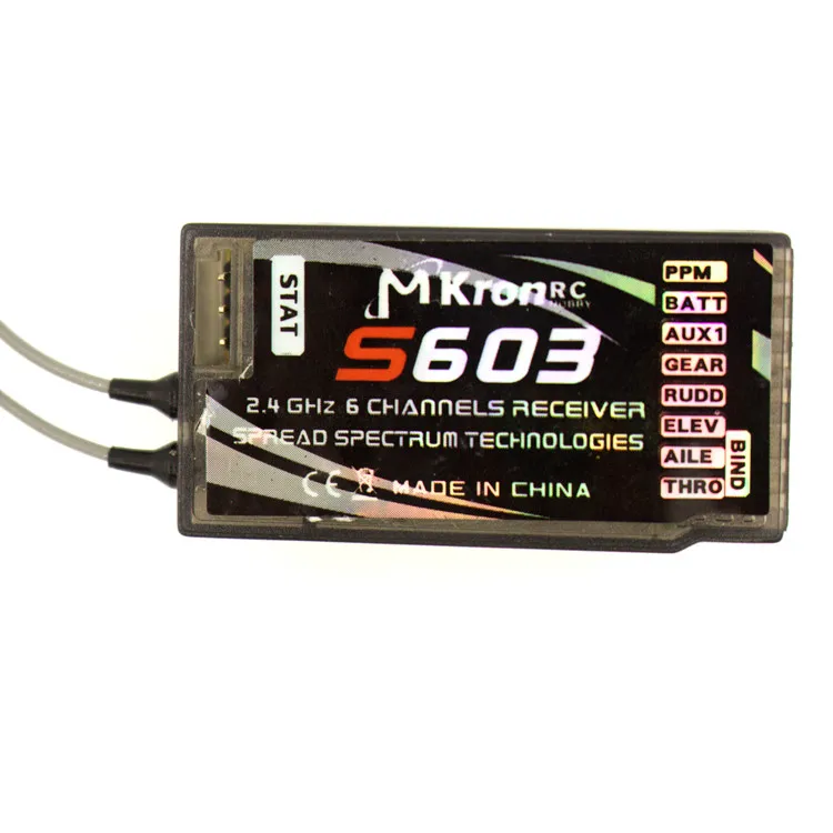 5 шт. 2 4 ГГц 6CH DSM2 DSMX S603 приемник дрона (напоминающий AR6210) Поддержка DX6i JR DX7 ppm