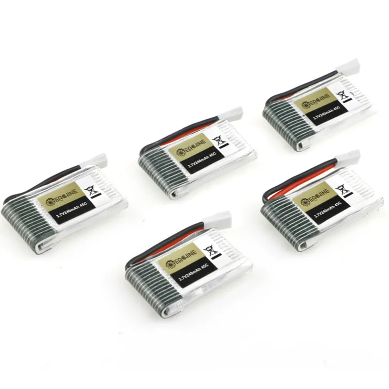 Хит продаж 5 шт. Eachine E010S 3 7 В 240 мАч 45C обновленная батарея USB зарядное устройство