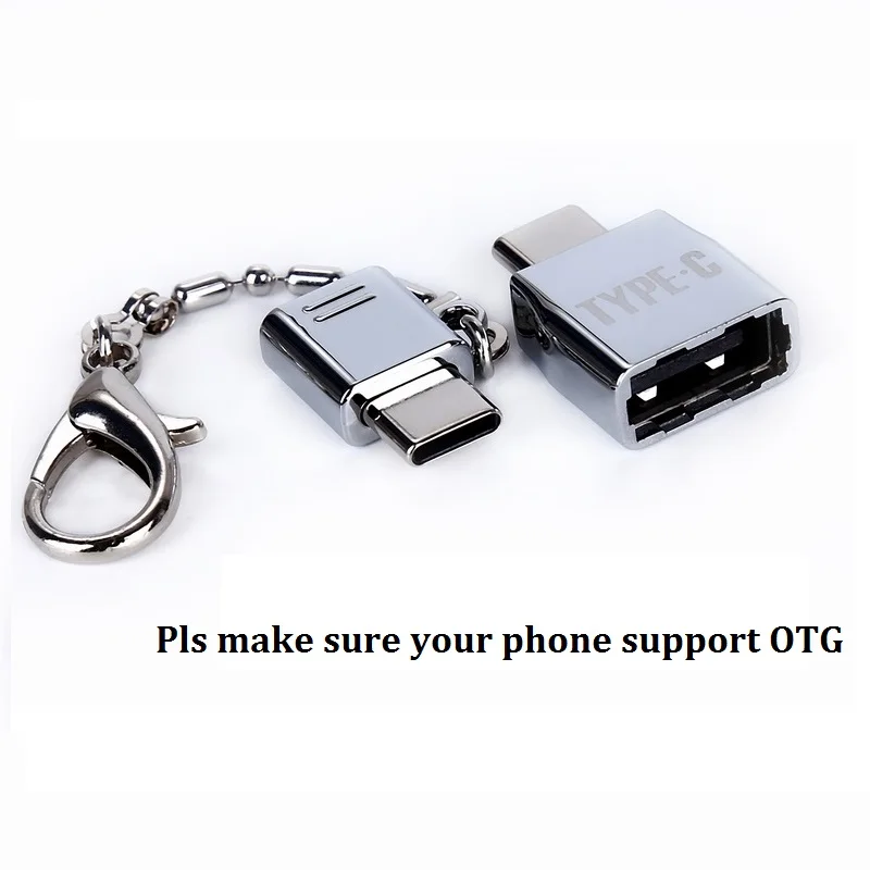 Металлическое зарядное устройство HAISSKY с USB портом типа C адаптер OTG Micro для