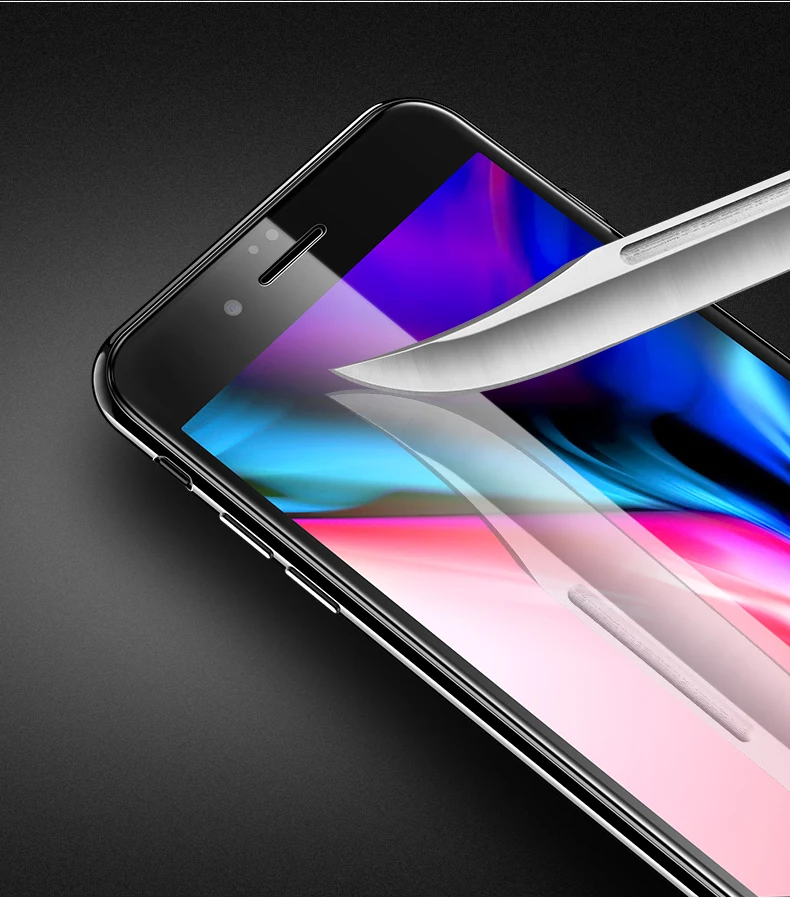 YIYONG закаленное стекло для iPhone 6 6s 7 8 Plus полное покрытие 5D HD анти-синий светильник Защита экрана для iPhone x s xr xs Max стекло