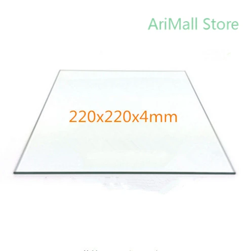 Платформа для 3D принтера 220x220x4 мм платформа из боросиликатного стекла с