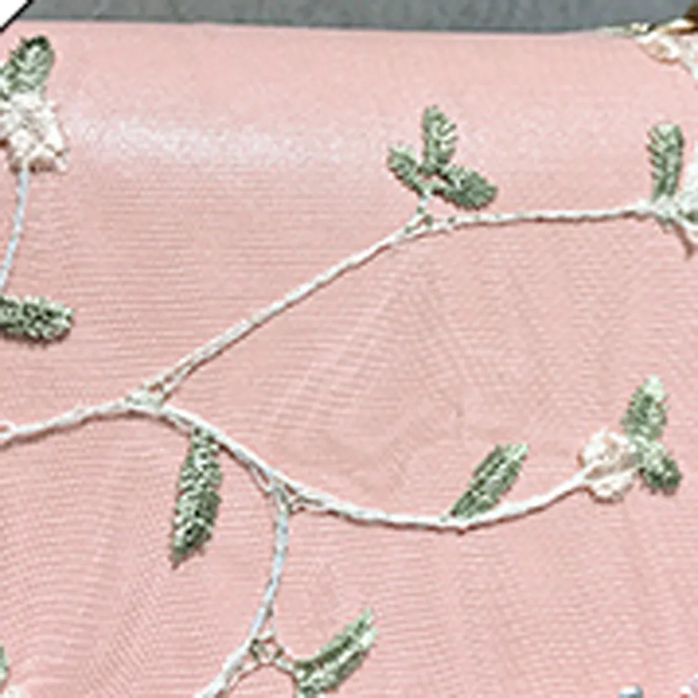 Женская сумка с кружевными цветами,, сумка высокого качества из искусственной кожи, милая квадратная сумка для девушек, сумка через плечо с жемчугом и цепочкой, 9,6